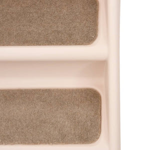 Σκαλάκια για Σκύλους Πτυσσόμενα Κρεμ 62 x 40 x 49,5 εκ. - PAKOBAZAAR