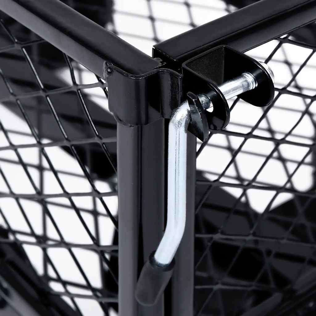 Καρότσι Κήπου Ρυμουλκούμενο Μαύρο 350 κ. - Pakobazaar