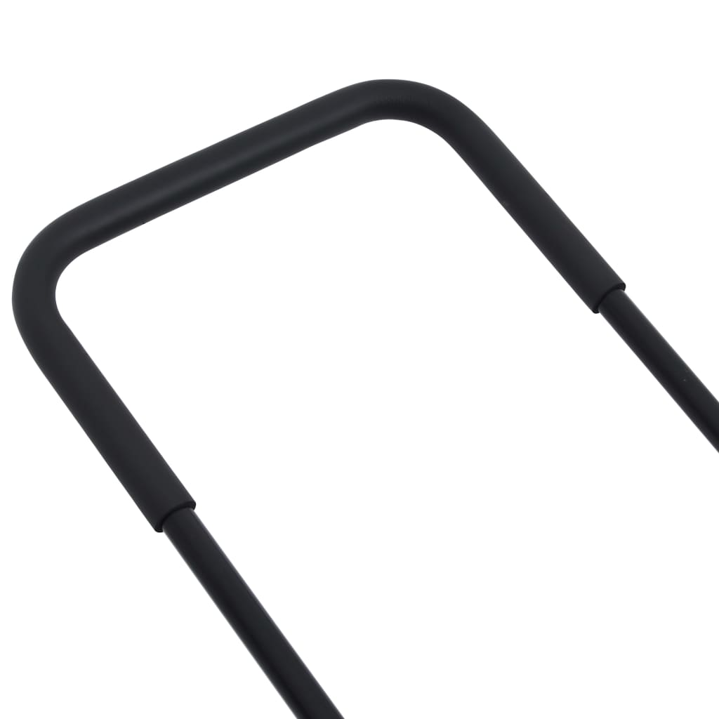 Καρότσι Κήπου Μαύρο και Πορτοκαλί 78 L 100 kg