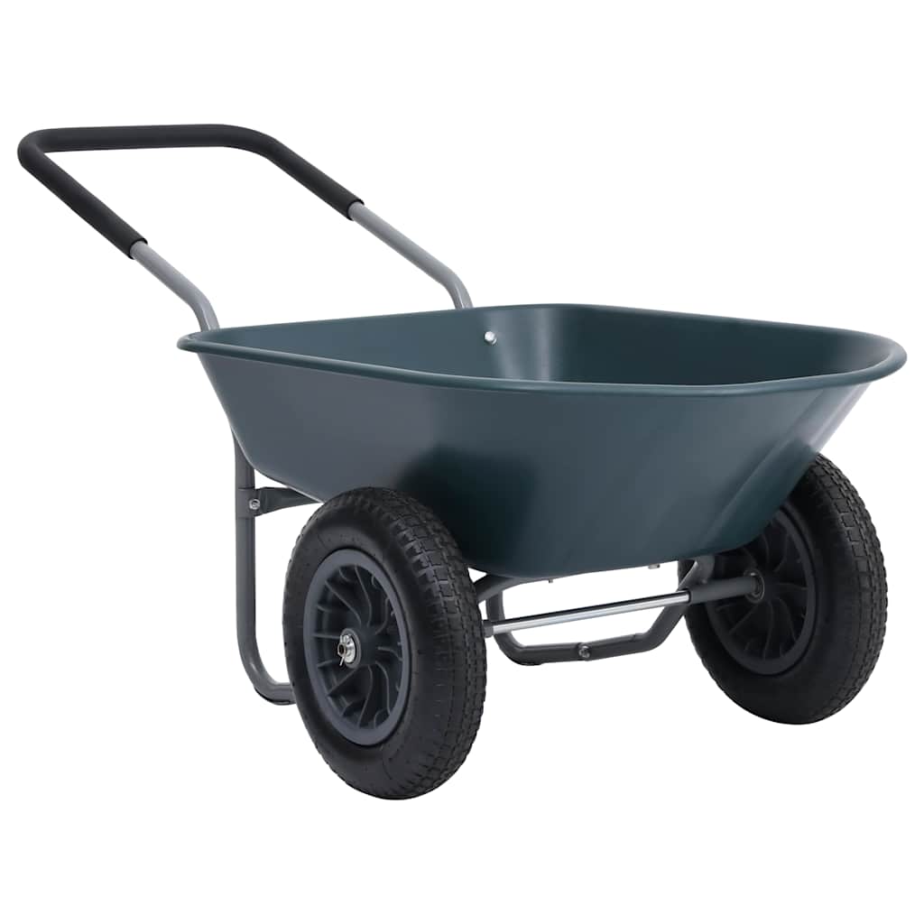 Καρότσι Κήπου Πράσινο και γκρι 140 x 63 x 65 εκ. 78 L 100 kg