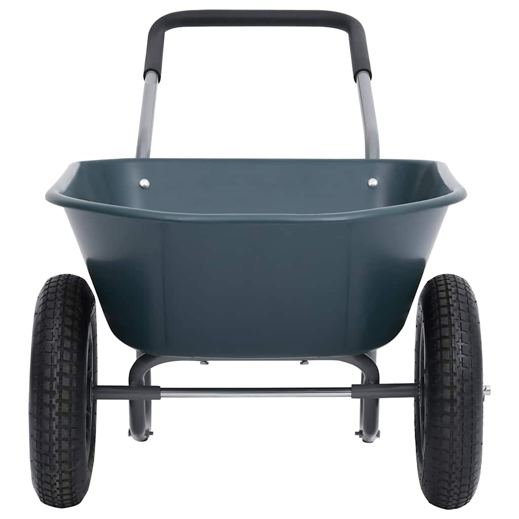 Καρότσι Κήπου Πράσινο και γκρι 140 x 63 x 65 εκ. 78 L 100 kg
