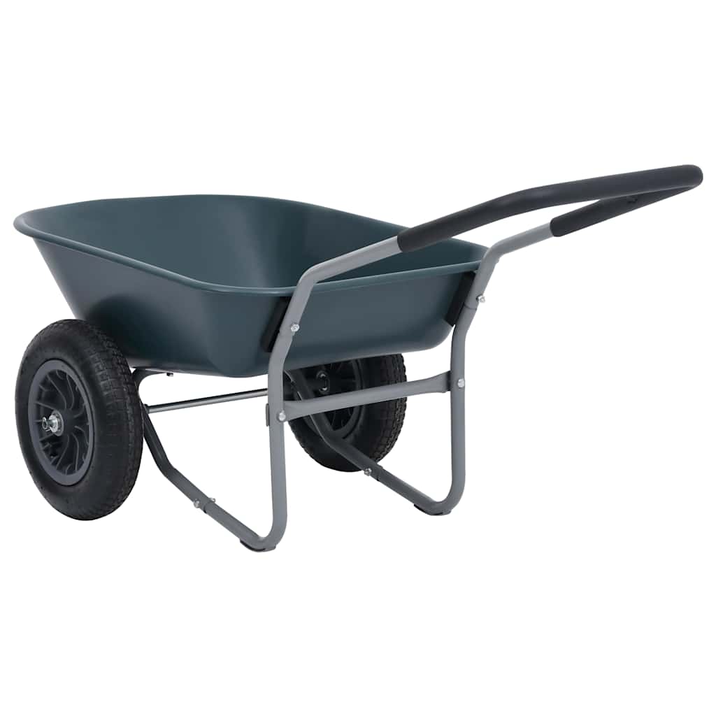 Καρότσι Κήπου Πράσινο και γκρι 140 x 63 x 65 εκ. 78 L 100 kg