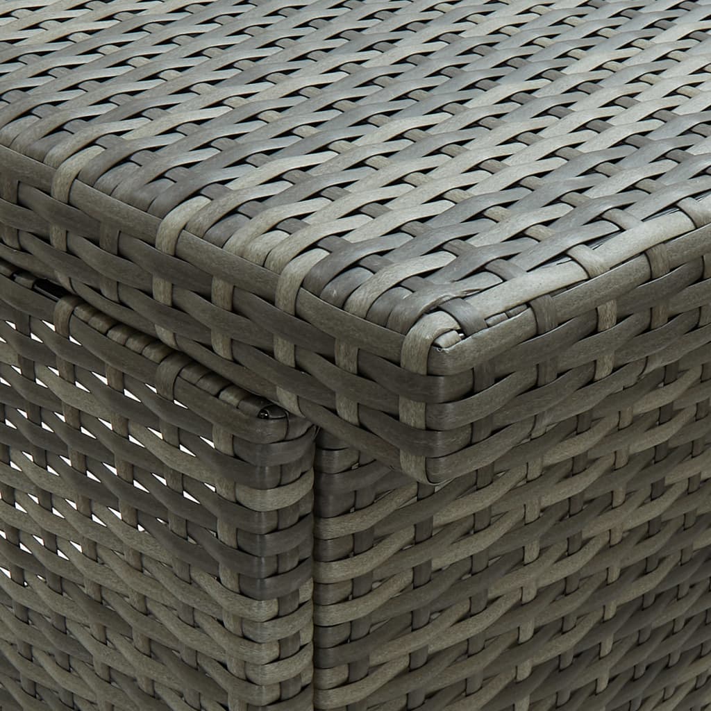 Σετ Επίπλων Μπαρ 3 Τεμαχίων Γκρι από Συνθετικό Ρατάν