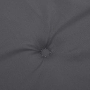 Μαξιλάρια Καρέκλας Κήπου 6τεμ Ανθρακί 50x50x3 εκ. Oxford Ύφασμα