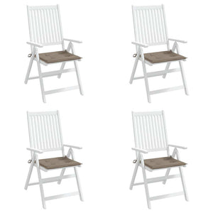 Μαξιλάρια Καρέκλας Κήπου 4 τεμ. Taupe 50x50x4 εκ. Oxford Ύφασμα