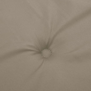 Μαξιλάρια Καρέκλας Κήπου με Πλάτη 6 τεμ. Taupe 120x50x3 εκ.
