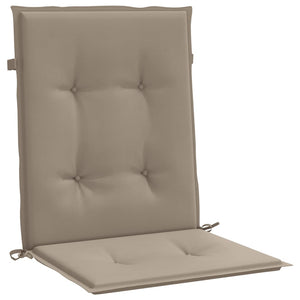 Μαξιλάρια Καρέκλας Κήπου Πλάτη 6τεμ Taupe 100x50x3εκ Oxford Ύφ.