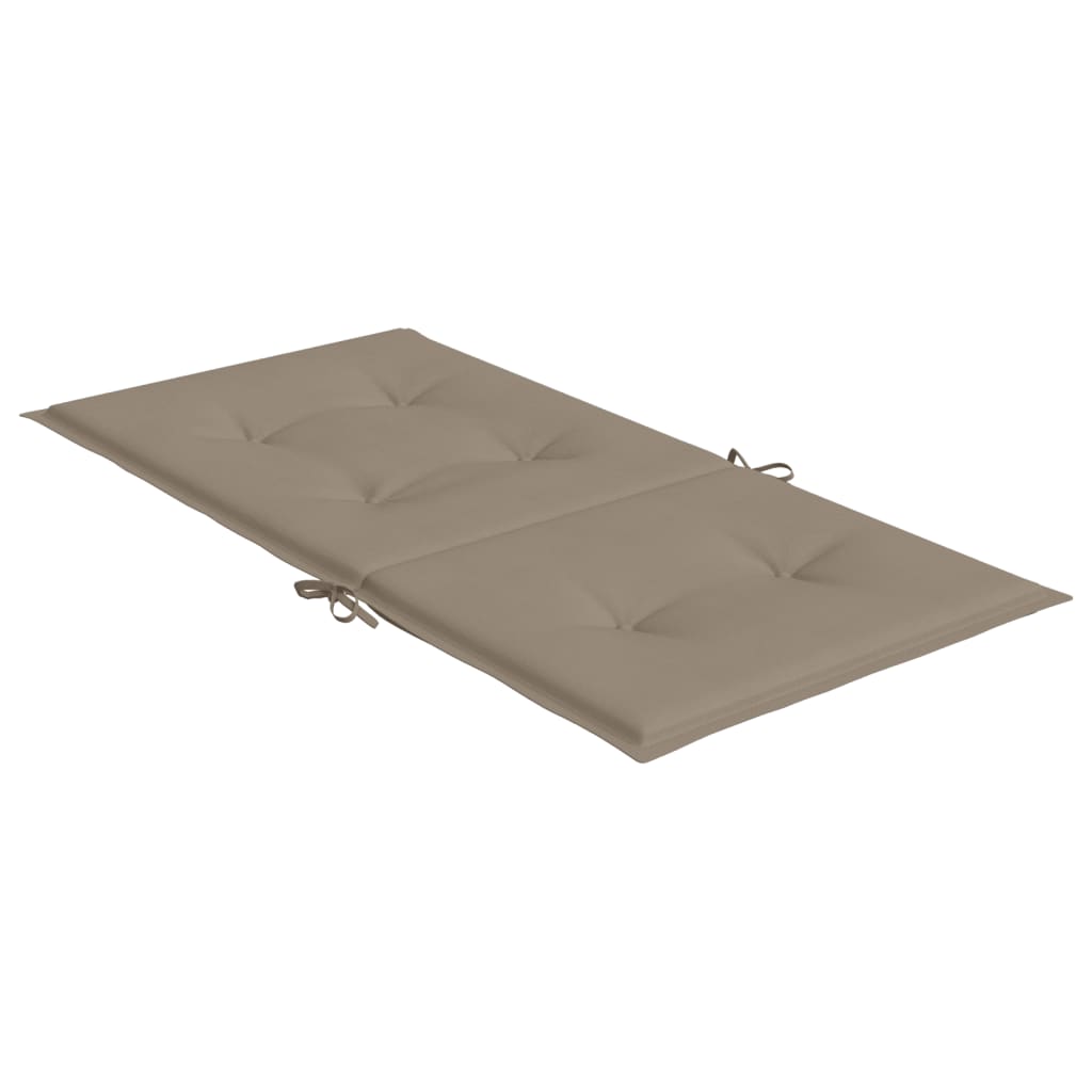Μαξιλάρια Καρέκλας Κήπου Πλάτη 6τεμ Taupe 100x50x3εκ Oxford Ύφ.