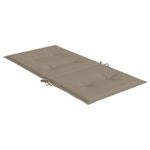 Μαξιλάρια Καρέκλας Κήπου Πλάτη 6τεμ Taupe 100x50x3εκ Oxford Ύφ.