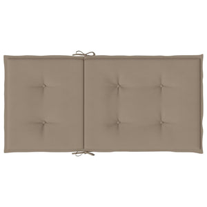 Μαξιλάρια Καρέκλας Κήπου Πλάτη 6τεμ Taupe 100x50x3εκ Oxford Ύφ.