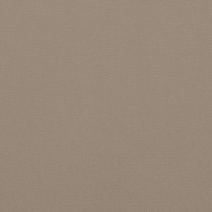 Μαξιλάρια Καρέκλας Κήπου Πλάτη 6τεμ Taupe 100x50x3εκ Oxford Ύφ.