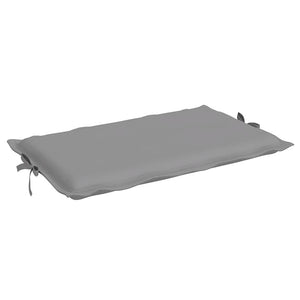 Μαξιλάρι Ξαπλώστρας Γκρι 186x58x4 εκ. από Ύφασμα Oxford
