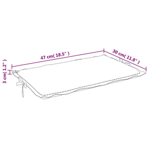 Μαξιλάρι Ξαπλώστρας Κόκκινο 186x58x4 εκ. από Ύφασμα Oxford