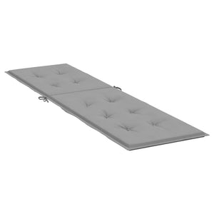 Μαξιλάρι Σεζλόνγκ Γκρι (75+105) x 50 x 4 εκ.