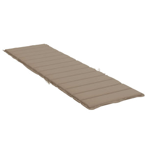 Μαξιλάρι Ξαπλώστρας Taupe 200 x 50 x 3εκ. από Ύφασμα Oxford