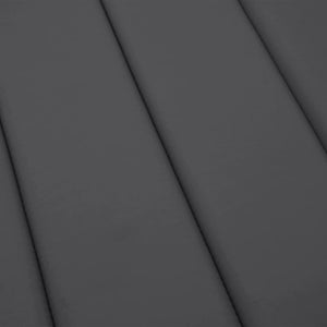 Μαξιλάρι Ξαπλώστρας Ανθρακί 200 x 60 x 3 εκ. από Ύφασμα Oxford - Pakobazaar
