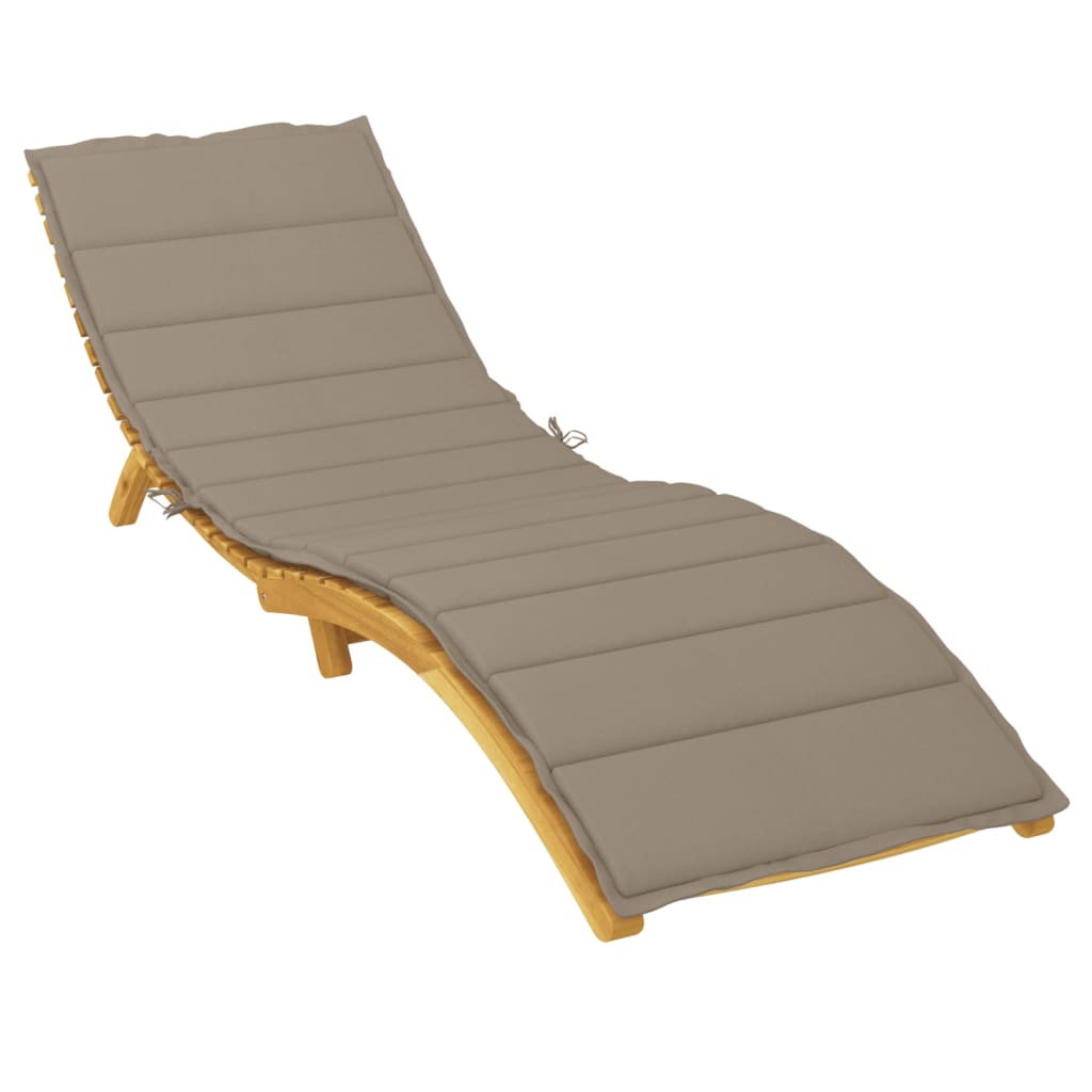 Μαξιλάρι Ξαπλώστρας Taupe 200 x 60 x 3εκ. από Ύφασμα Oxford