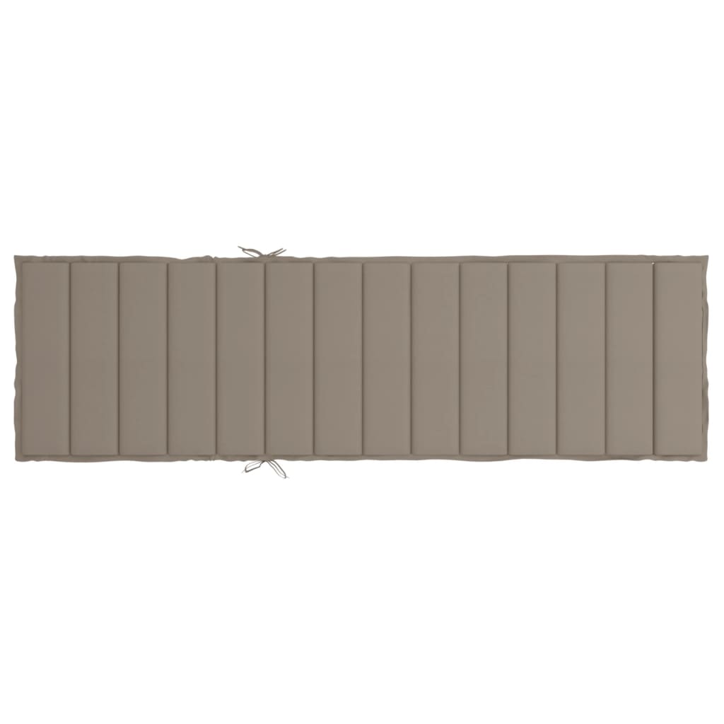 Μαξιλάρι Ξαπλώστρας Taupe 200 x 60 x 3εκ. από Ύφασμα Oxford