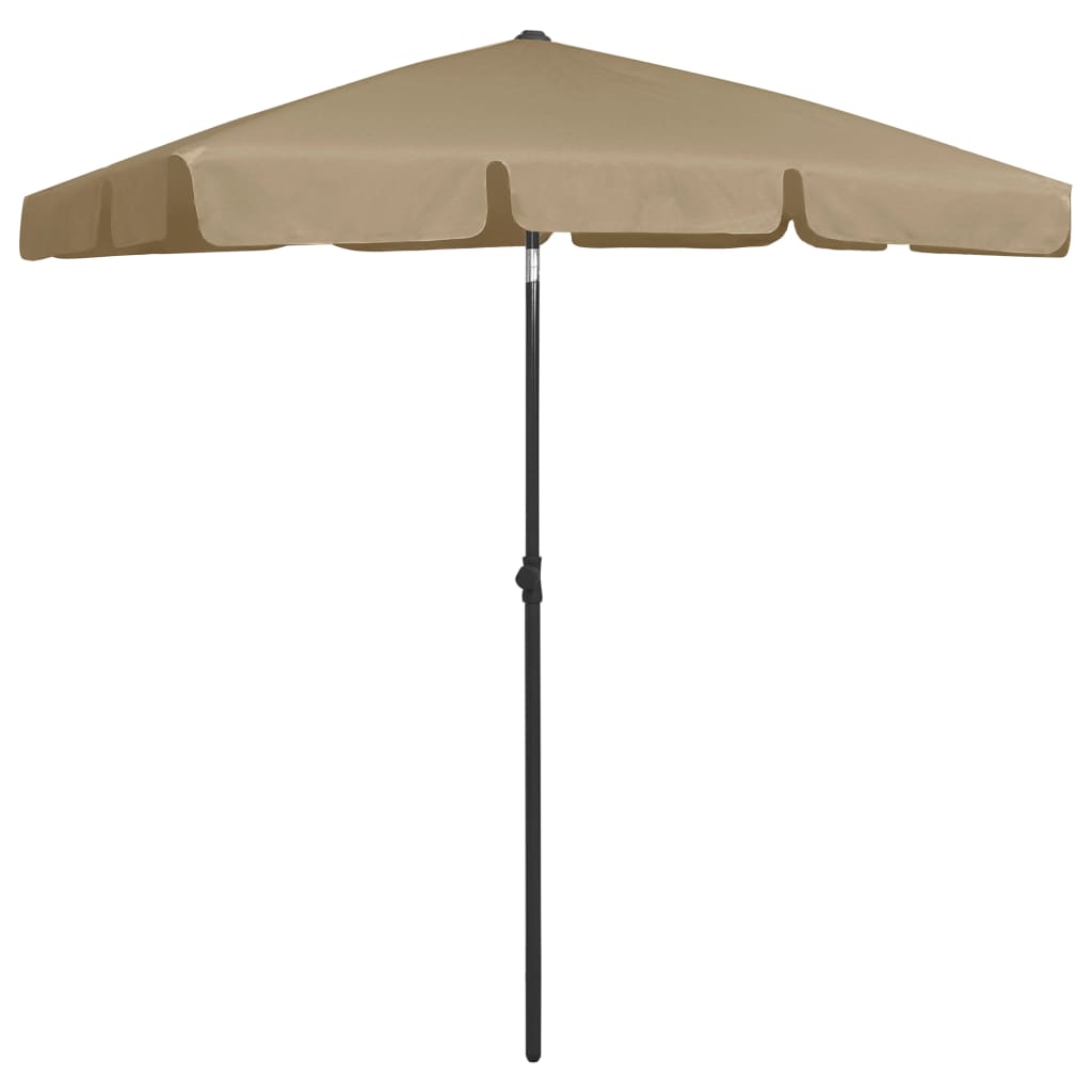 Ομπρέλα Θαλάσσης Taupe 200 x 125 εκ.
