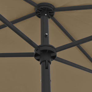 Ομπρέλα Θαλάσσης Taupe 200 x 125 εκ.