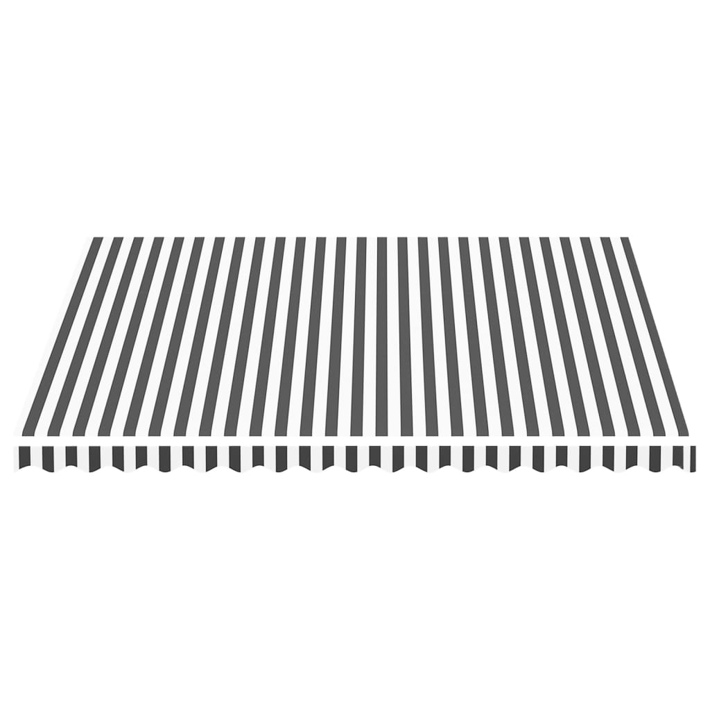 Τεντόπανο Ανταλλακτικό Ανθρακί / Λευκό 4 x 3,5 μ. - Pakobazaar