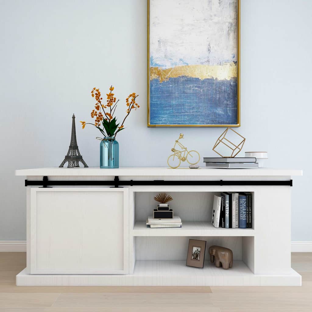 Μηχανισμός Συρόμενης Πόρτας Μίνι 200 εκ. Ανθρακοχάλυβας - PAKOBAZAAR