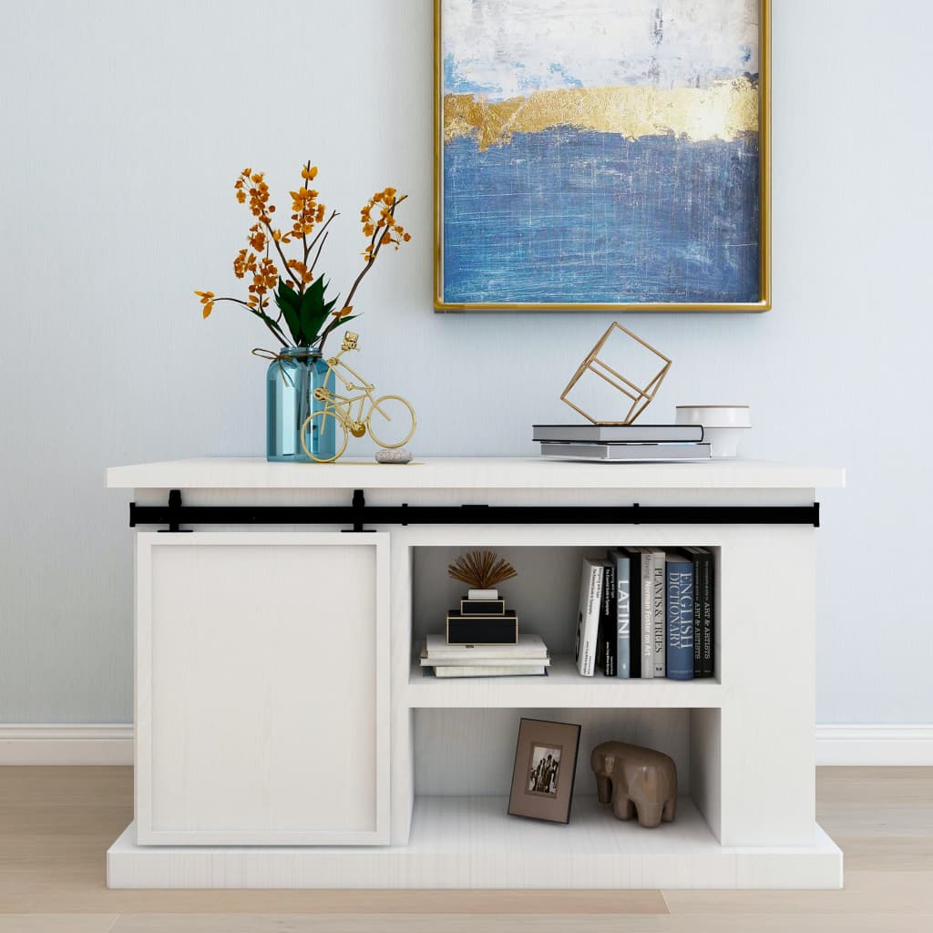 Μηχανισμός Συρόμενης Πόρτας Μίνι 152 εκ. Ανθρακοχάλυβας - PAKOBAZAAR