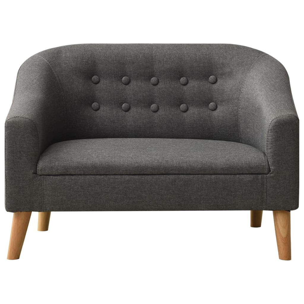 Καναπεδάκι Παιδικό Γκρι Υφασμάτινο