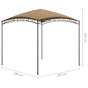 Κιόσκι Taupe 3 x 3 x 2,65 μ. 180 γρ./μ²