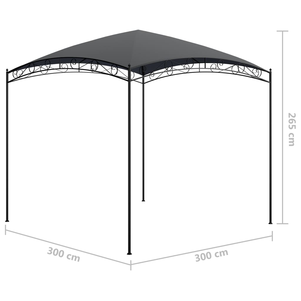 Κιόσκι Ανθρακί 3 x 3 x 2,65 μ. 180 γρ./μ²