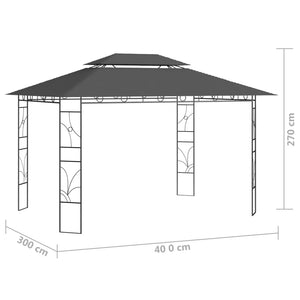 Κιόσκι Ανθρακί 4 x 3 x 2,7 μ. 160 γρ./μ²