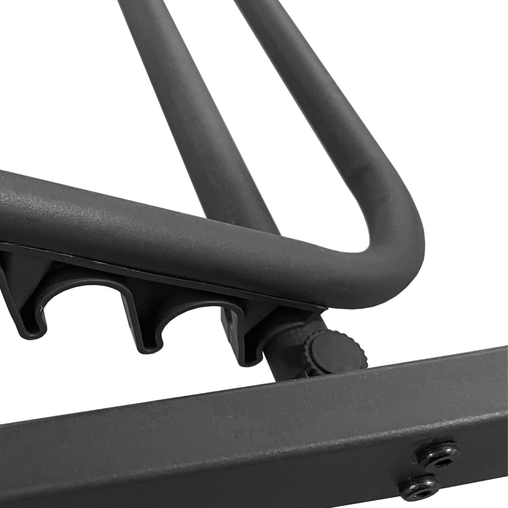 Ξαπλώστρα Διπλή με Πλαϊνές και Πάνω Κουρτίνες Ανθρακί