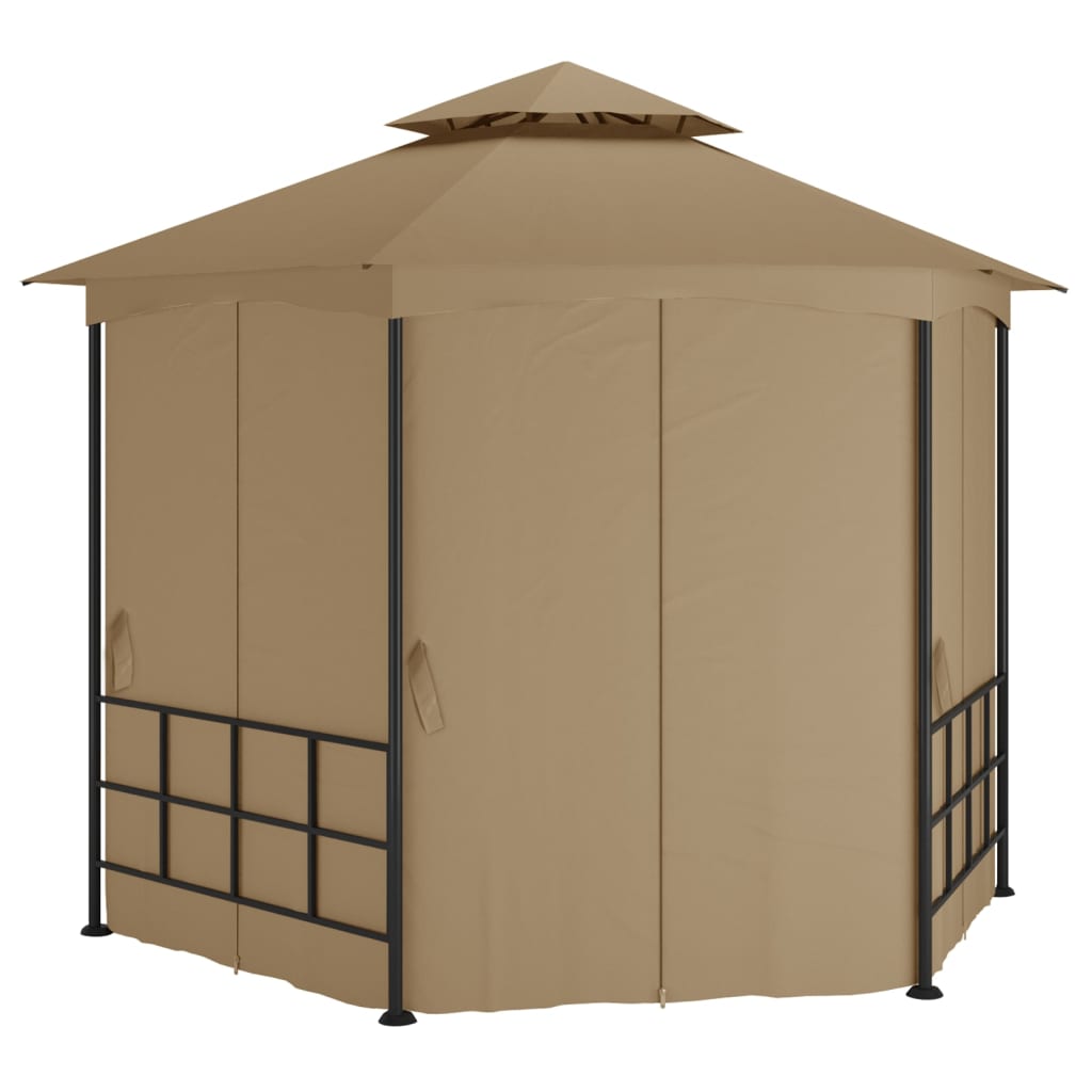 Κιόσκι με Πλευρικά Τοιχώματα Taupe 3,1 x 2,7 μ.