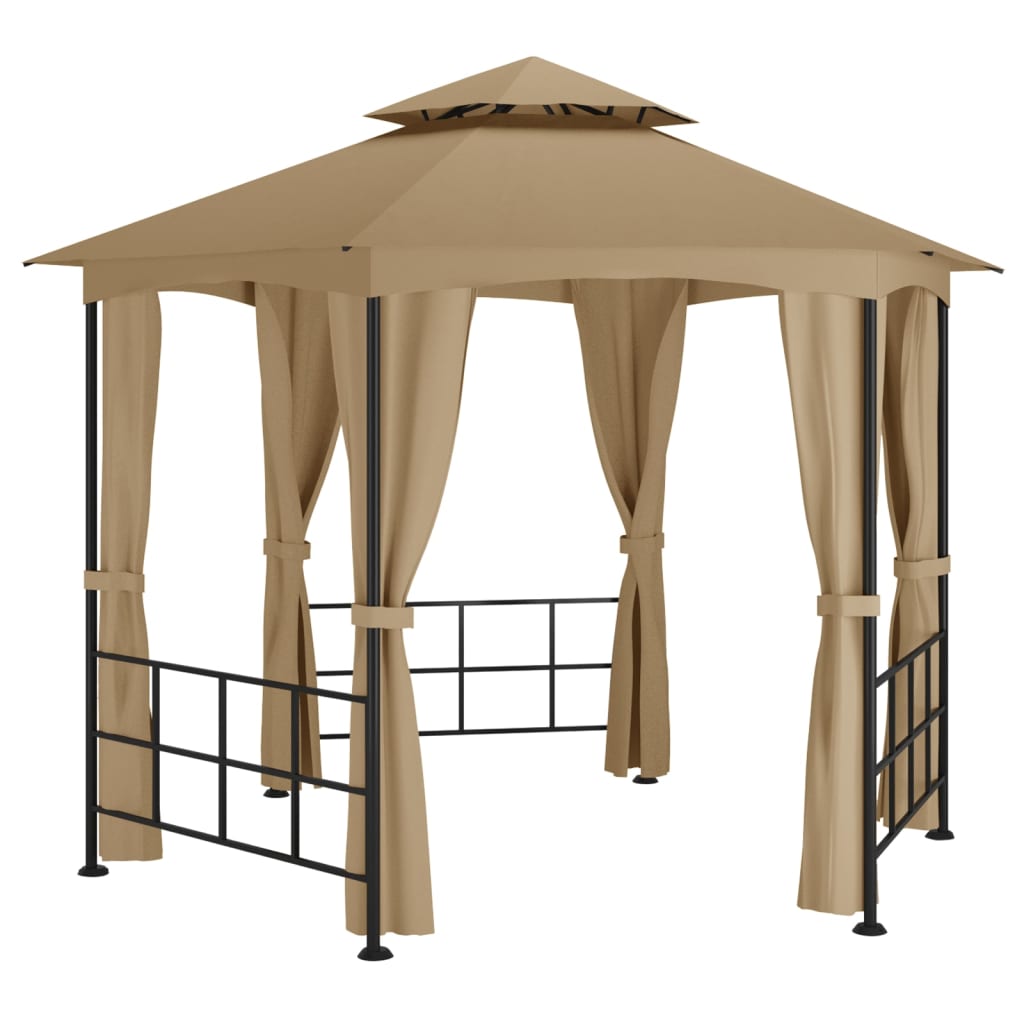 Κιόσκι με Πλευρικά Τοιχώματα Taupe 3,1 x 2,7 μ.