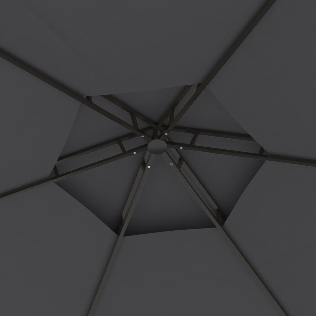 Κιόσκι με Πλευρικά Τοιχώματα Ανθρακί 3,1 x 2,7 μ.