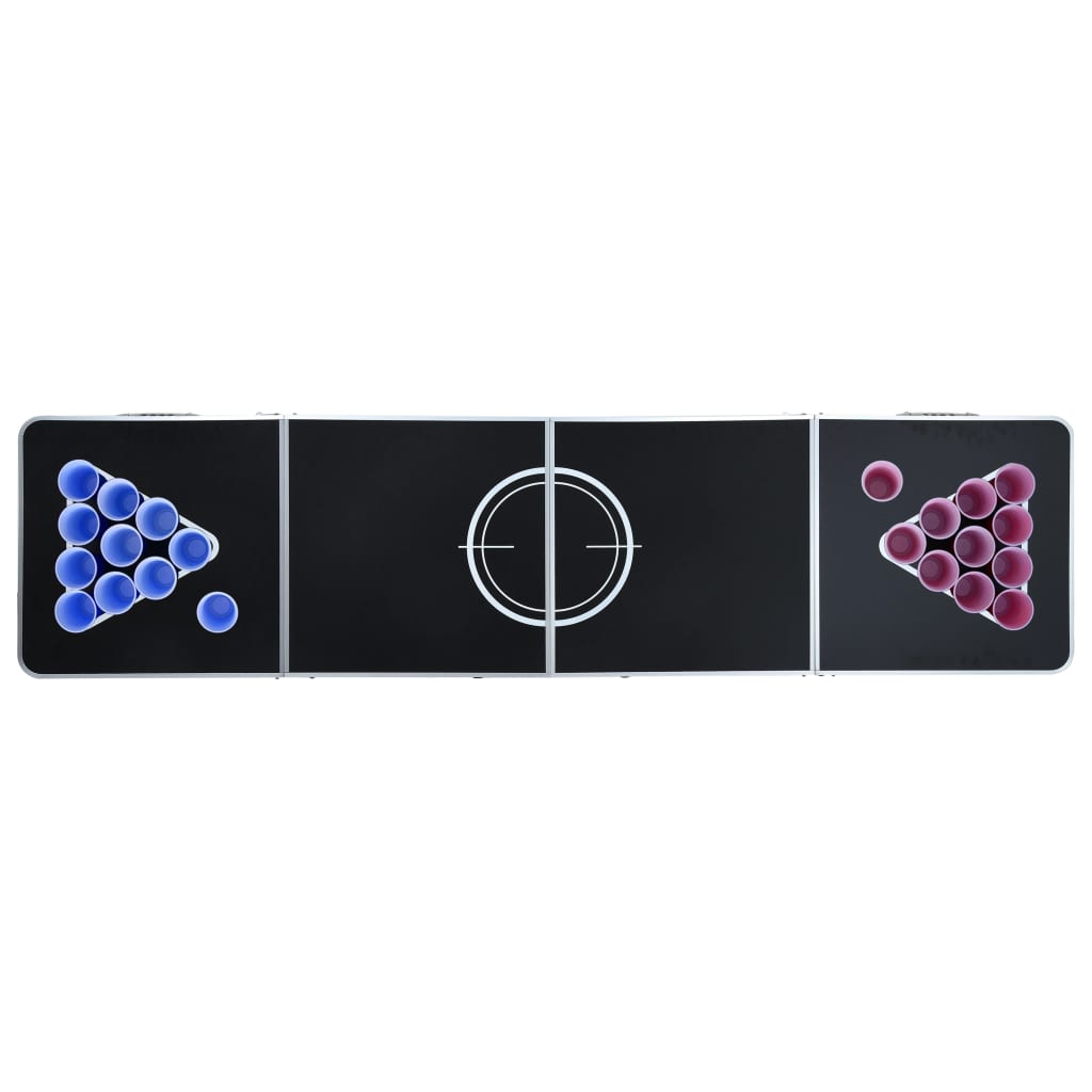 Τραπέζι Beer Pong Πτυσσόμενο με Ποτήρια και Μπάλες 240 εκ. - Pakobazaar