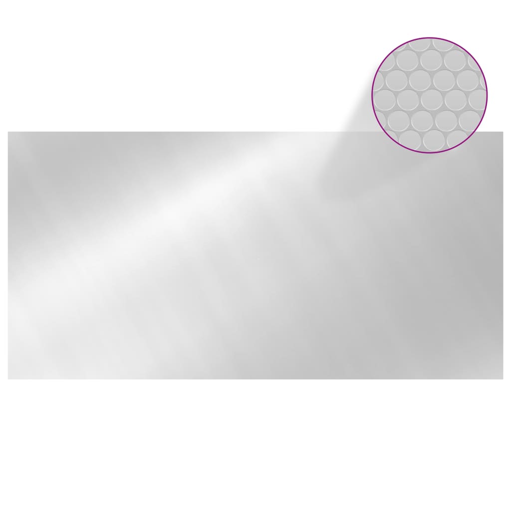 Κάλυμμα Πισίνας Ασημί 975 x 488 εκ. από Πολυαιθυλένιο - Pakobazaar