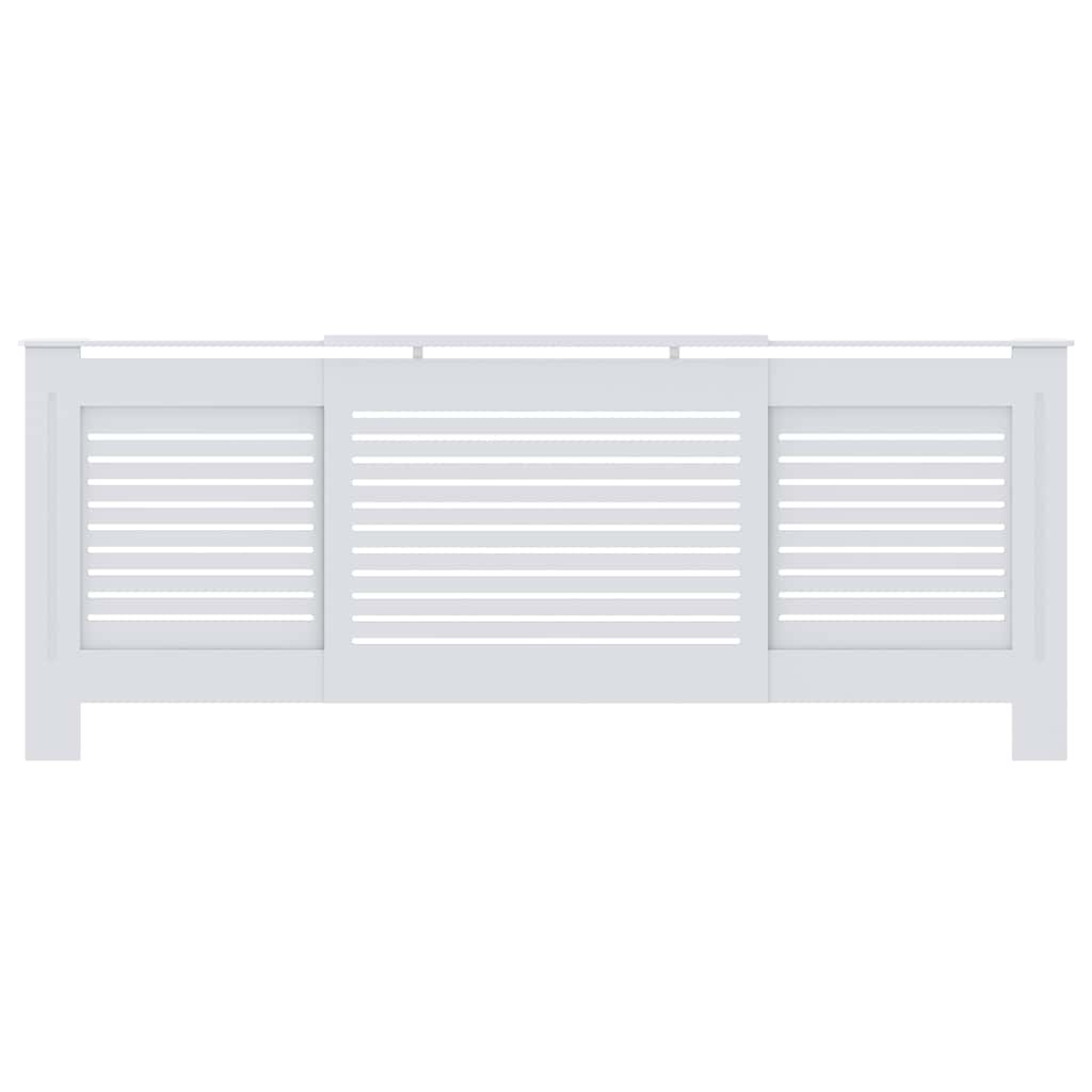 Κάλυμμα Καλοριφέρ Λευκό 205 εκ. από MDF