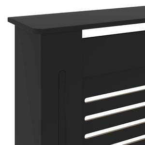 Κάλυμμα Καλοριφέρ Μαύρο 205 εκ. από MDF