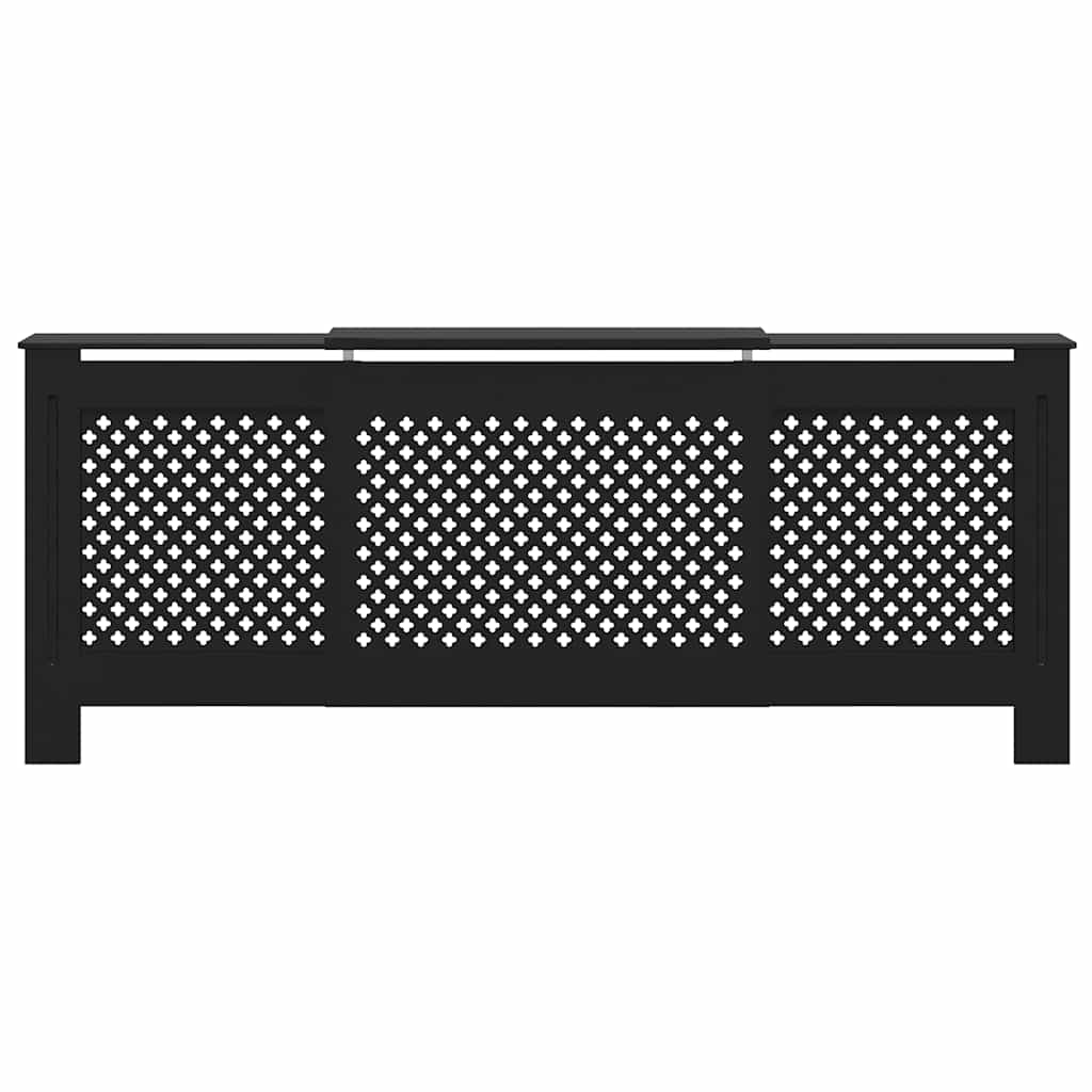 Κάλυμμα Καλοριφέρ Μαύρο 205 εκ. από MDF - Pakobazaar