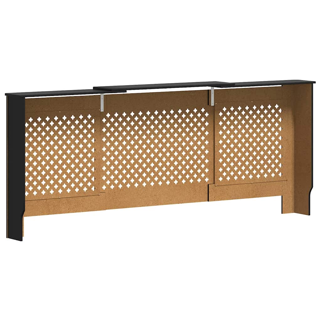 Κάλυμμα Καλοριφέρ Μαύρο 205 εκ. από MDF - Pakobazaar