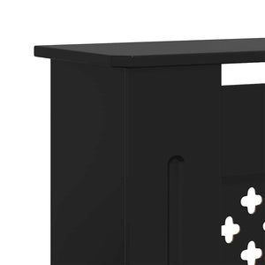 Κάλυμμα Καλοριφέρ Μαύρο 205 εκ. από MDF - Pakobazaar