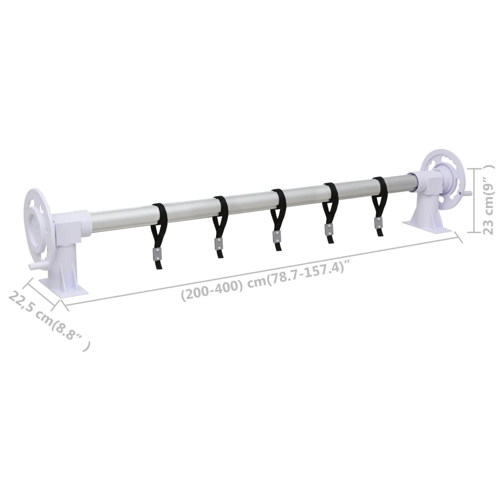 Roller Καλύμματος Πισίνας με Πλαστική Βάση