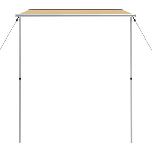 Τέντα Τροχόσπιτου 1,8 x 2,5 x 2,15 μ. Μπεζ - Pakobazaar