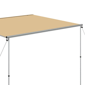 Τέντα Τροχόσπιτου 3 x 3 x 2,15 μ. Μπεζ - Pakobazaar