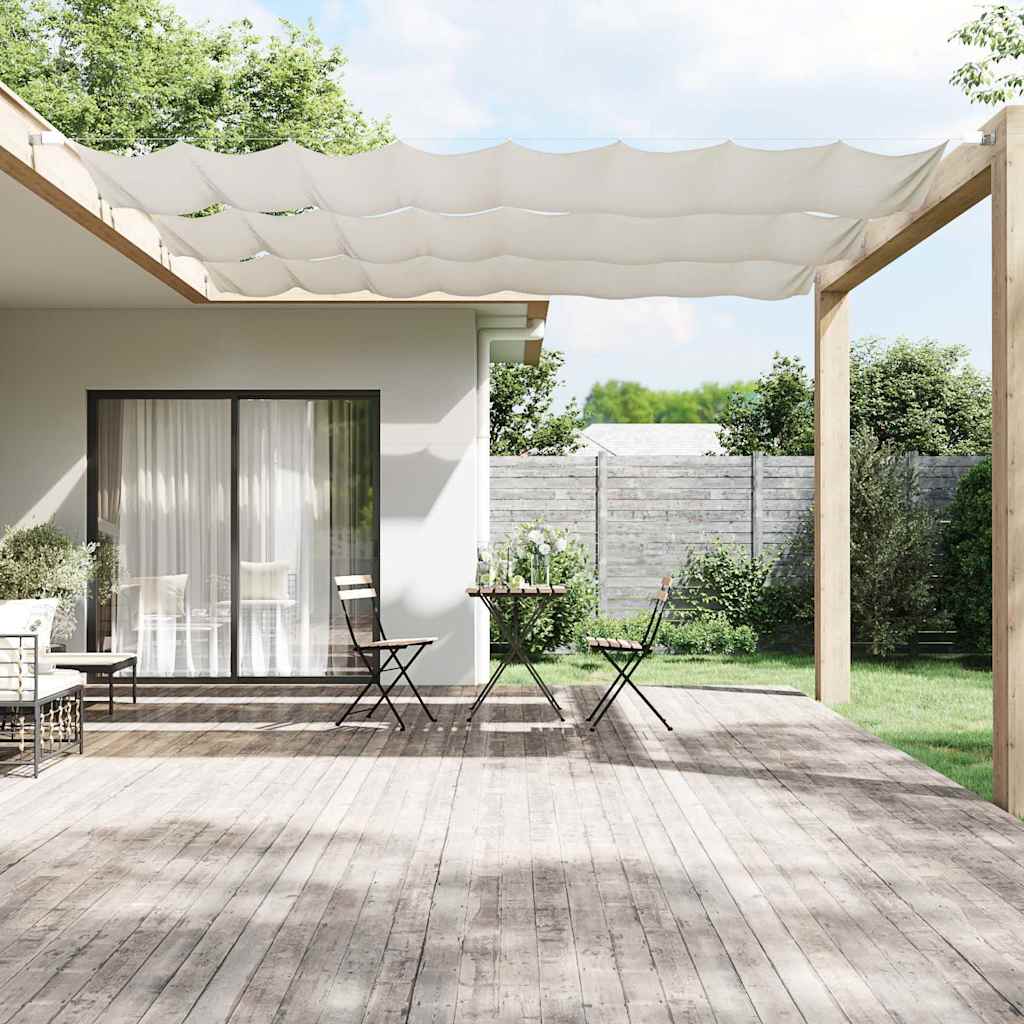 Τέντα Κάθετη Λευκή 60 x 360 εκ. από Ύφασμα Oxford - Pakobazaar