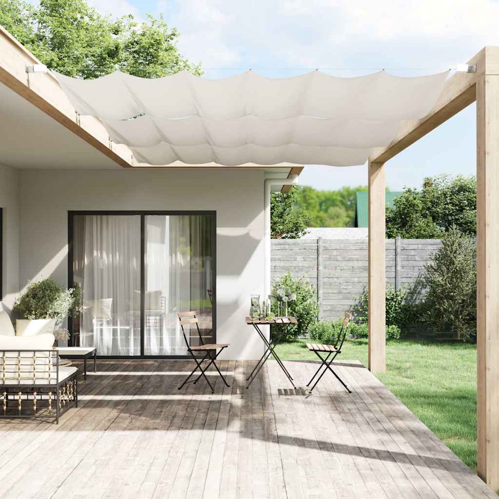 Τέντα Κάθετη Λευκή 140 x 270 εκ. από Ύφασμα Oxford - Pakobazaar