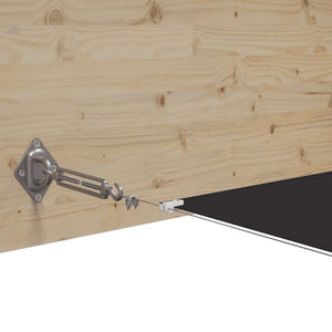Τέντα Κάθετη Ανθρακί 100 x 1200 εκ. από Ύφασμα Oxford - PAKOBAZAAR