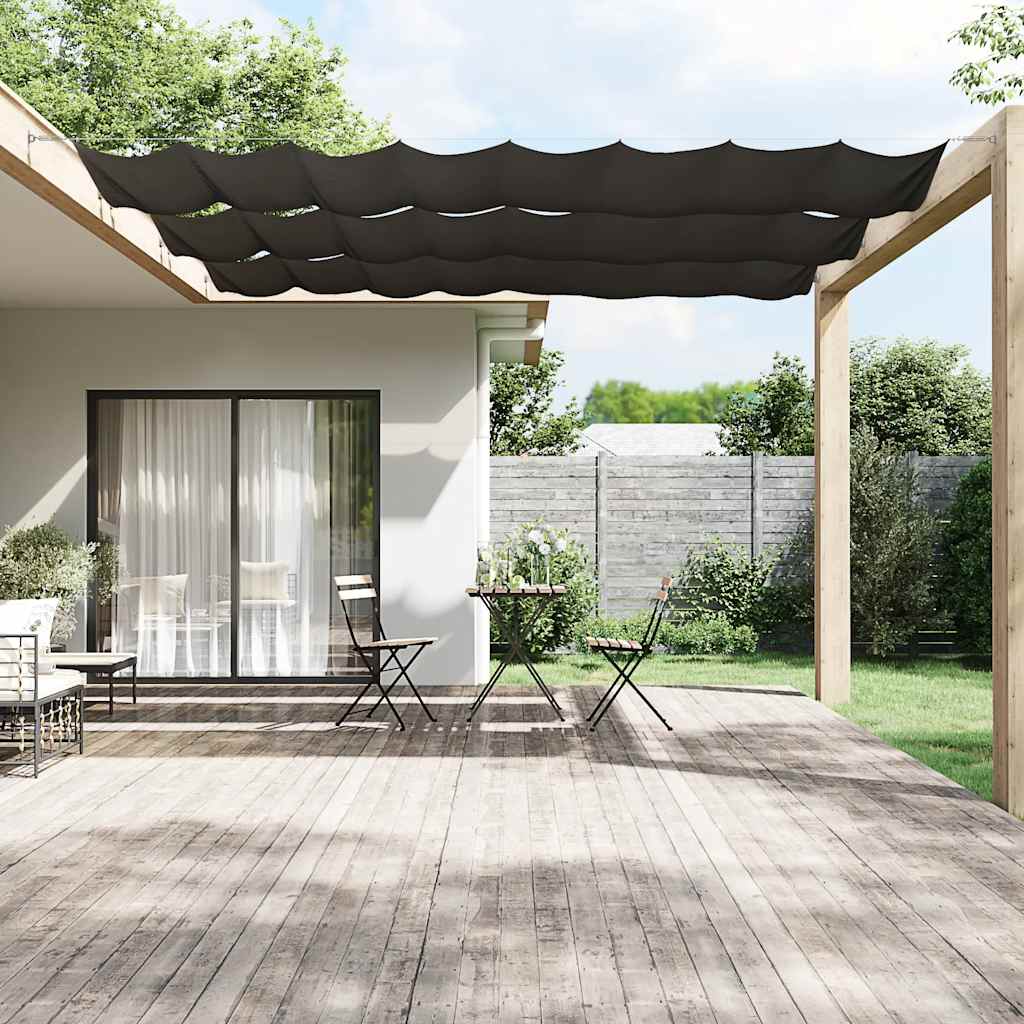 Τέντα Κάθετη Ανθρακί 100 x 1200 εκ. από Ύφασμα Oxford - PAKOBAZAAR