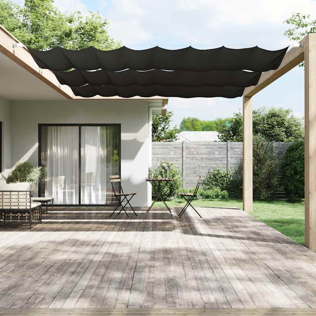 Τέντα Κάθετη Ανθρακί 140 x 360 εκ. από Ύφασμα Oxford